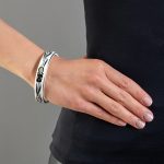 Bratara  Infinity din portelan fin