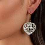 Cercei AeroWhite & Gold Heart
