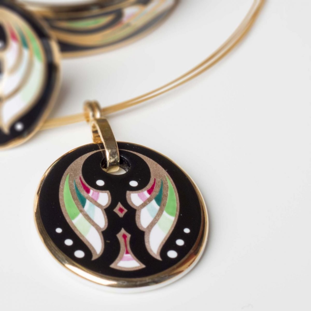 Art deco ovál medál orvosifémmel