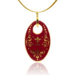 Colier BAROC PUR-PUR Oval