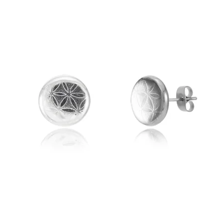 Minimal Platina Finomporcelán Fülbevaló