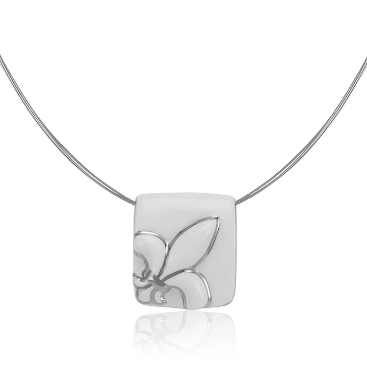 ZEMA Királyliliom Finomporcelán Platina Medál ZEMA Királyliliom Finomporcelán Platina Medál