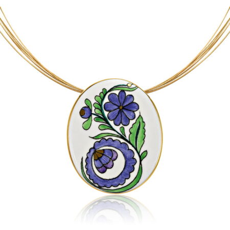 Palóc Finomporcelán Medál (ovális)