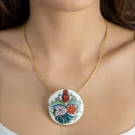 Palóc Finomporcelán Medál (kerek)