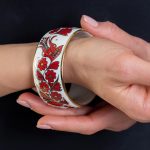 Palóc Bordó Finomporcelán Karperec