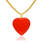 Colier Heart Red
